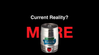 Current Reality?
MORE
 