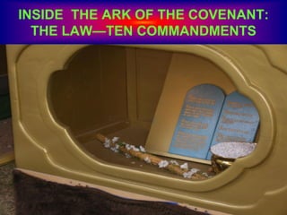 INSIDE THE ARK OF THE COVENANT:
THE LAW—TEN COMMANDMENTS
 
