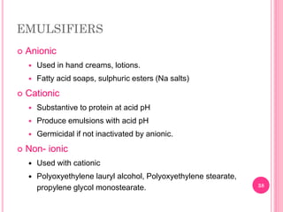 Preservatives & surfactants in cosmetics | PDF