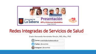 Redes Integradas de Servicios de Salud - RISS | PPTX