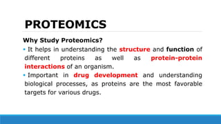 Genes, Genomics and Proteomics | PPTX