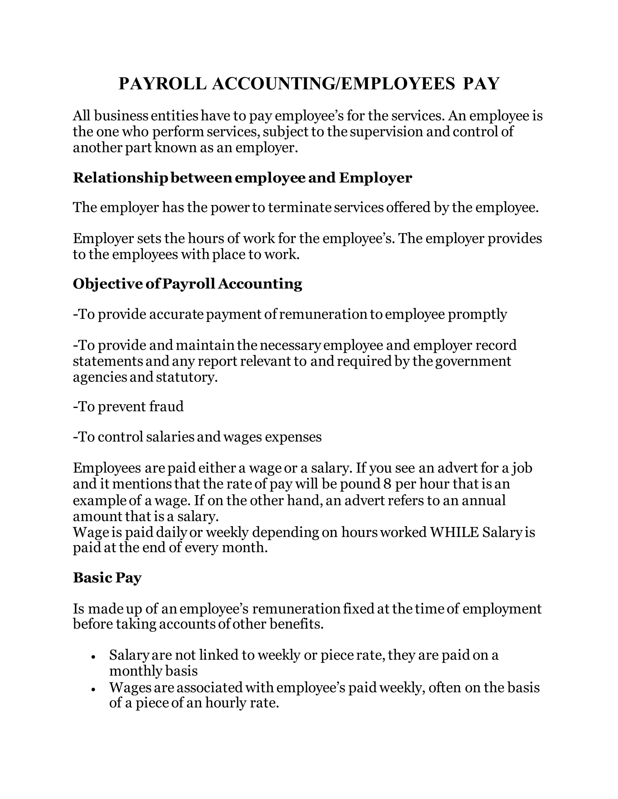 PAYROLL ACCOUNTING/EMPLOYEES PAY PDF