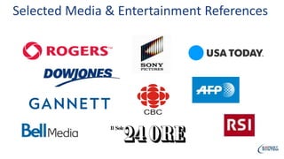Selected Media & Entertainment References
 
