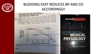 BLEEDING FAST REDUCES BP AND CO
ACCORDINGLY
18
 