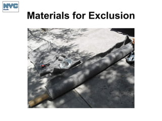 Materials for Exclusion
 