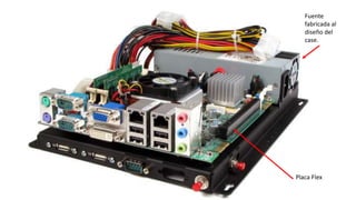Placa Flex
Fuente
fabricada al
diseño del
case.
 