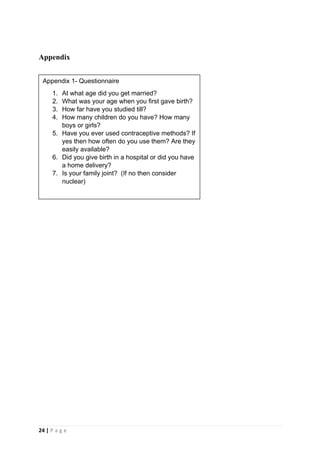 ESS INTERNAL ASSESSMENT 2019-SURVEY 2 | PDF