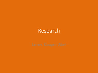Research
James-Cooper-Abel
 
