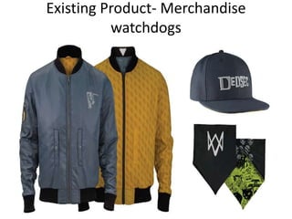 Existing Product- Merchandise
watchdogs
 