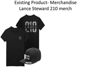 Existing Product- Merchandise
Lance Steward 210 merch
 