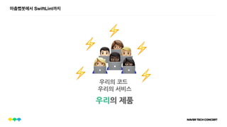마춤뻡봇에서 SwiftLint까지
() *+, -
⚡
⚡
⚡
⚡ ⚡우리의 코드
우리의 서비스
우리의 제품
 