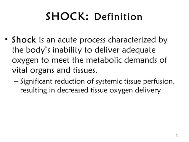 pediatric shock and shock management | PPT | Heart and Cardiovascular ...