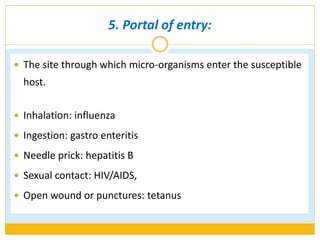 1.DYNAMICS OF DISEASE TRANSMISSION AND CHAIN OF INFECTIONS | PPTX