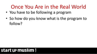 Link Profit System Training
Once You Are in the Real World
• You have to be following a program
• So how do you know what is the program to
follow?
 