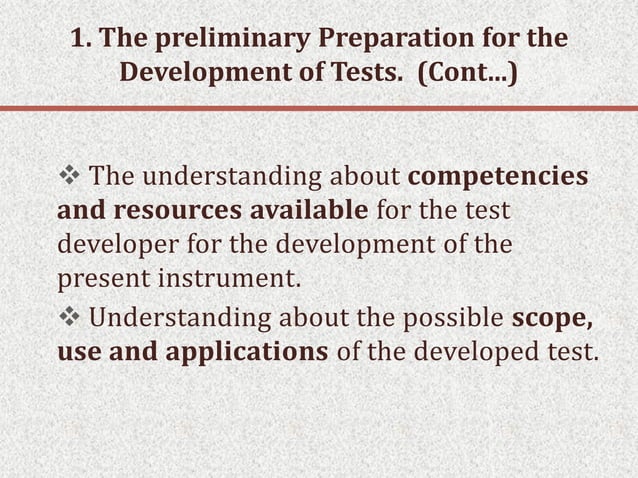 2. development of psychological tests s.lakshmanan psychologist | PPT