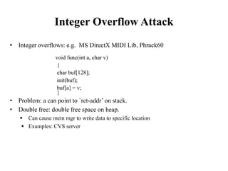 Control hijacking | PPTX