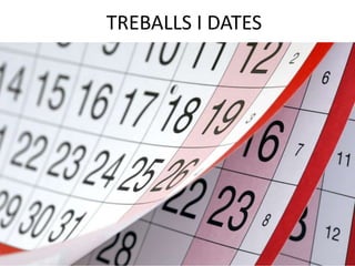 TREBALL I DATES
TREBALLS I DATES
 