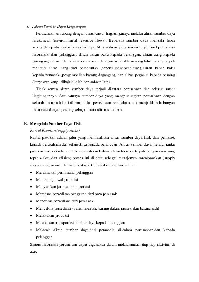 Tugas Sistem Informasi Manajemen Sistem Informasi Untuk Persaingan K