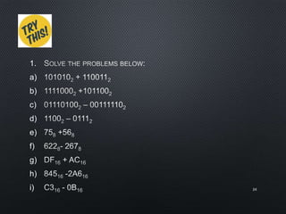 1.
a)
b)
c)
d)
e)
f)
g)
h)
i) 24
 