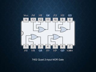 7402 Quad 2-input NOR Gate
 