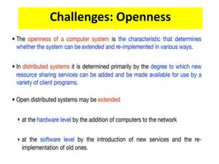 Challenges: Openness
 