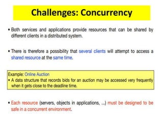 Challenges: Concurrency
 