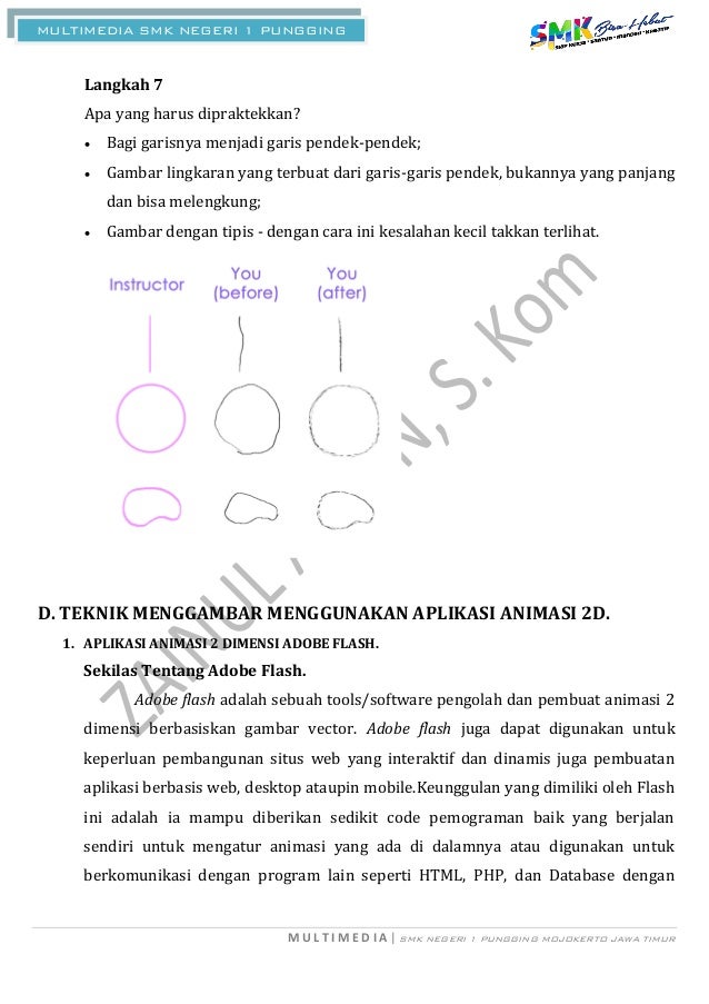  Animasi  2D  dan  3D  menerapkan teknik  pembuatan gambar 