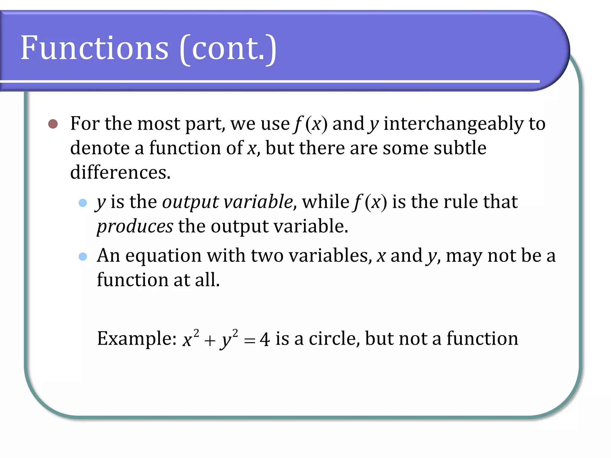 2.4 Linear Functions | PDF