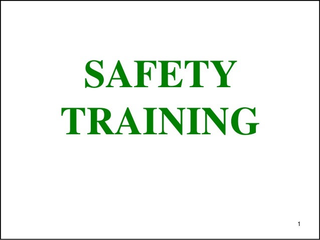 safety training