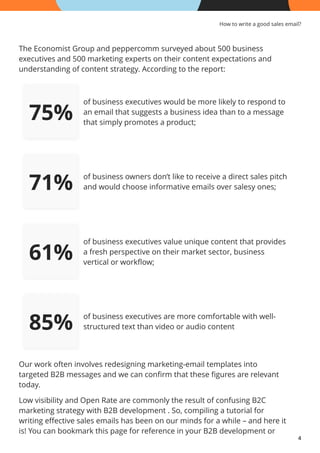 How to Write B2B Sales Email | PDF