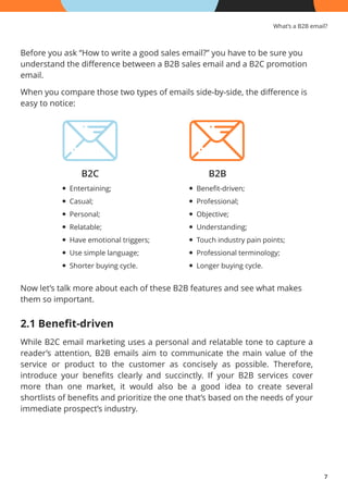 How to Write B2B Sales Email | PDF