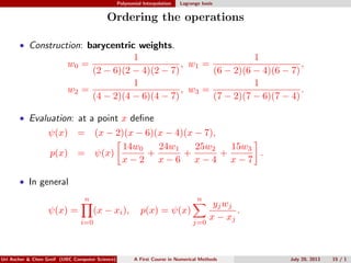 2. polynomial interpolation | PDF