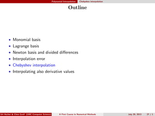 2. polynomial interpolation | PDF