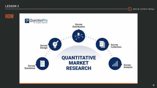 data & content design
LESSON 2
HOW
10
 