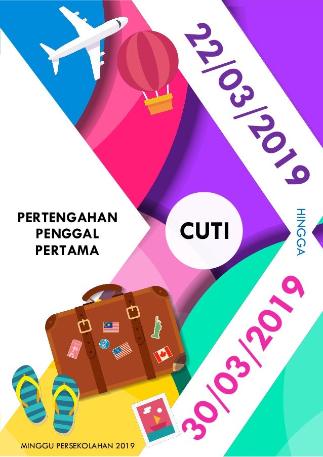 cuti penggal pertama 2019