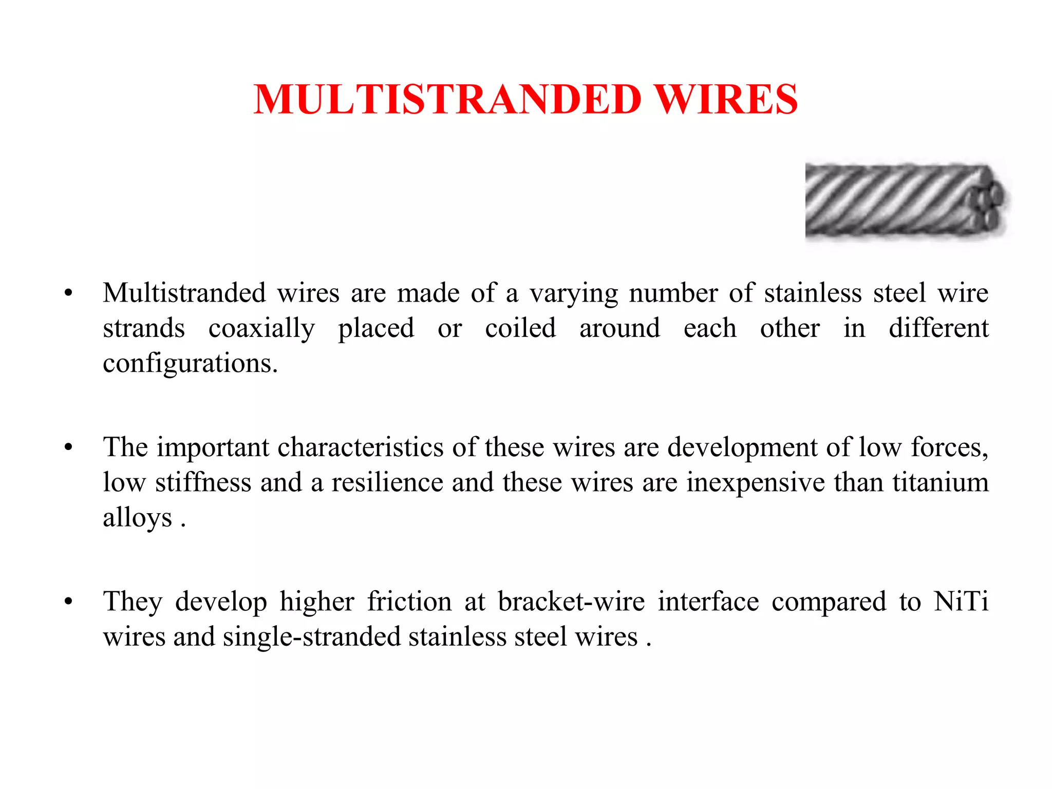 Recent advances in Orthodontic archwires PPT