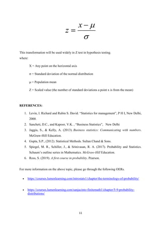 Different types of distributions | PDF