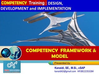 Competency Module Competency FRAMEWORK and MODELS _ Materi Training Kompetensi SDM | PDF