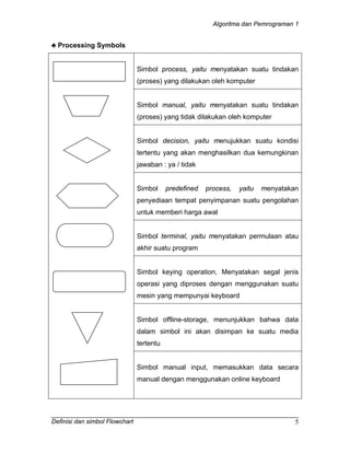 2. definisi dan simbol flowchart | PDF
