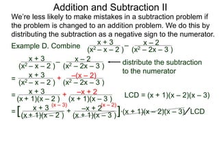 2 2 addition and subtraction ii | PPT