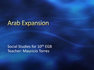 Social Studies for 10th EGB
Teacher: Mauricio Torres

 