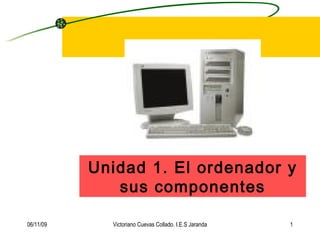 Unidad 1. El ordenador y sus componentes 