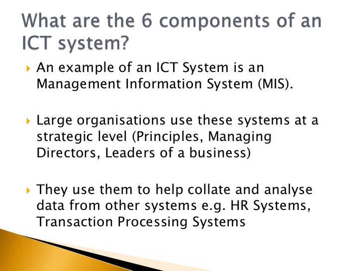 2.1 ict systems and components