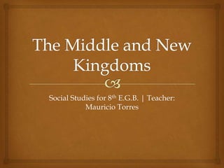 Social Studies for 8th E.G.B. | Teacher:
Mauricio Torres

 