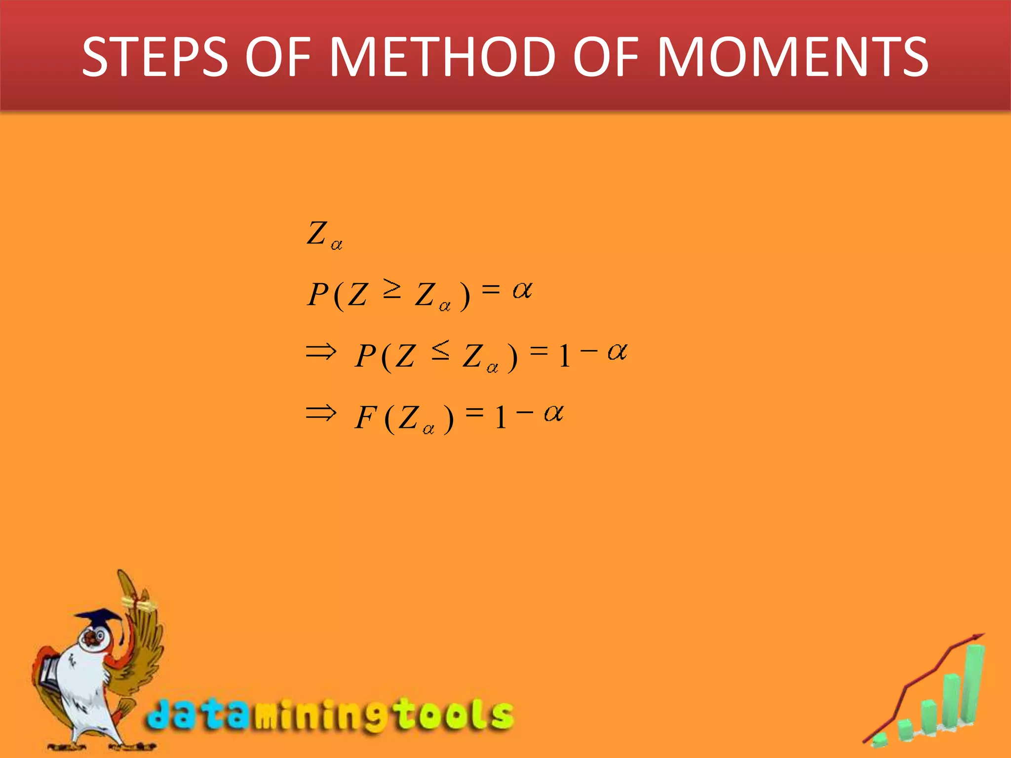 STEPS OF METHOD OF MOMENTS