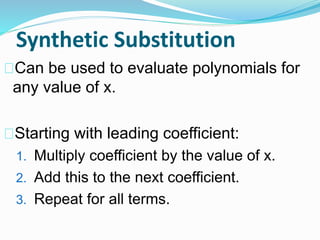 2 1 polynomials | PPT