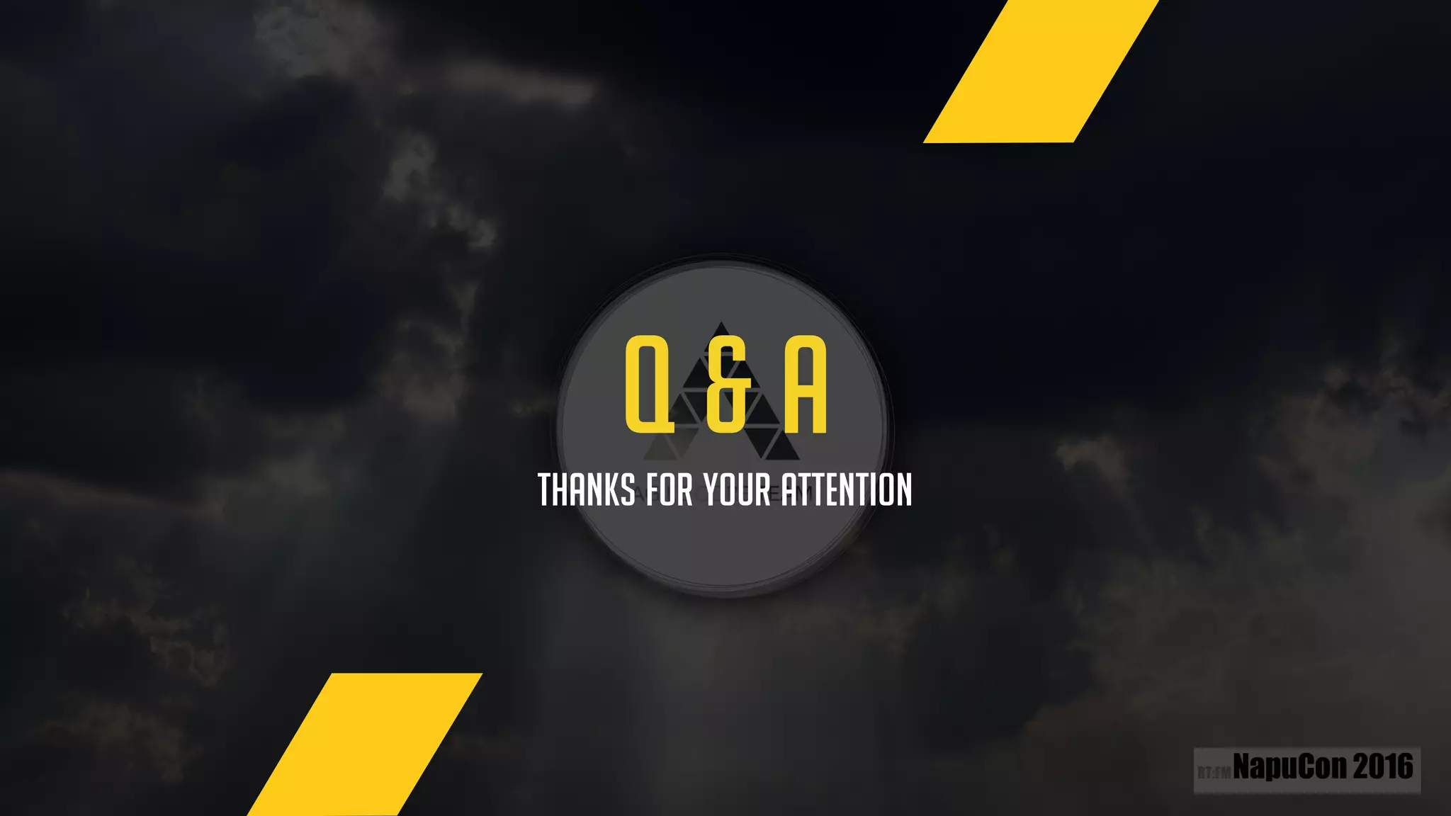 q & A
thanks for your attention
 