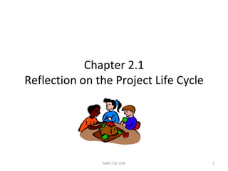 Chapter 2.1 Reflection on the Project Life Cycle MM2720, DEB 