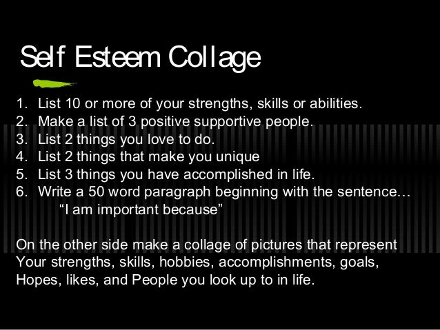 2 1 self esteemcollage