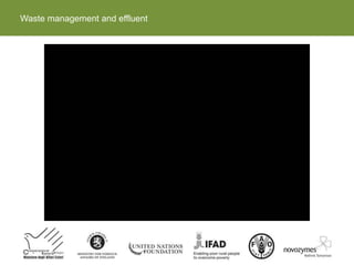 Waste management and effluent
 